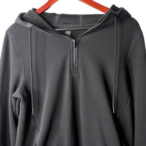 ATHLETA black hooded quarter zip sweatshirt - Picture 4 of 10